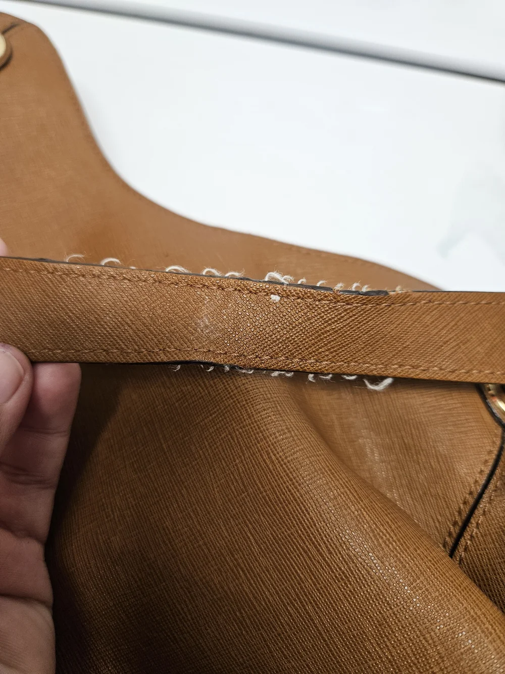 Michael Kors Brown Leather Shoulder Tote